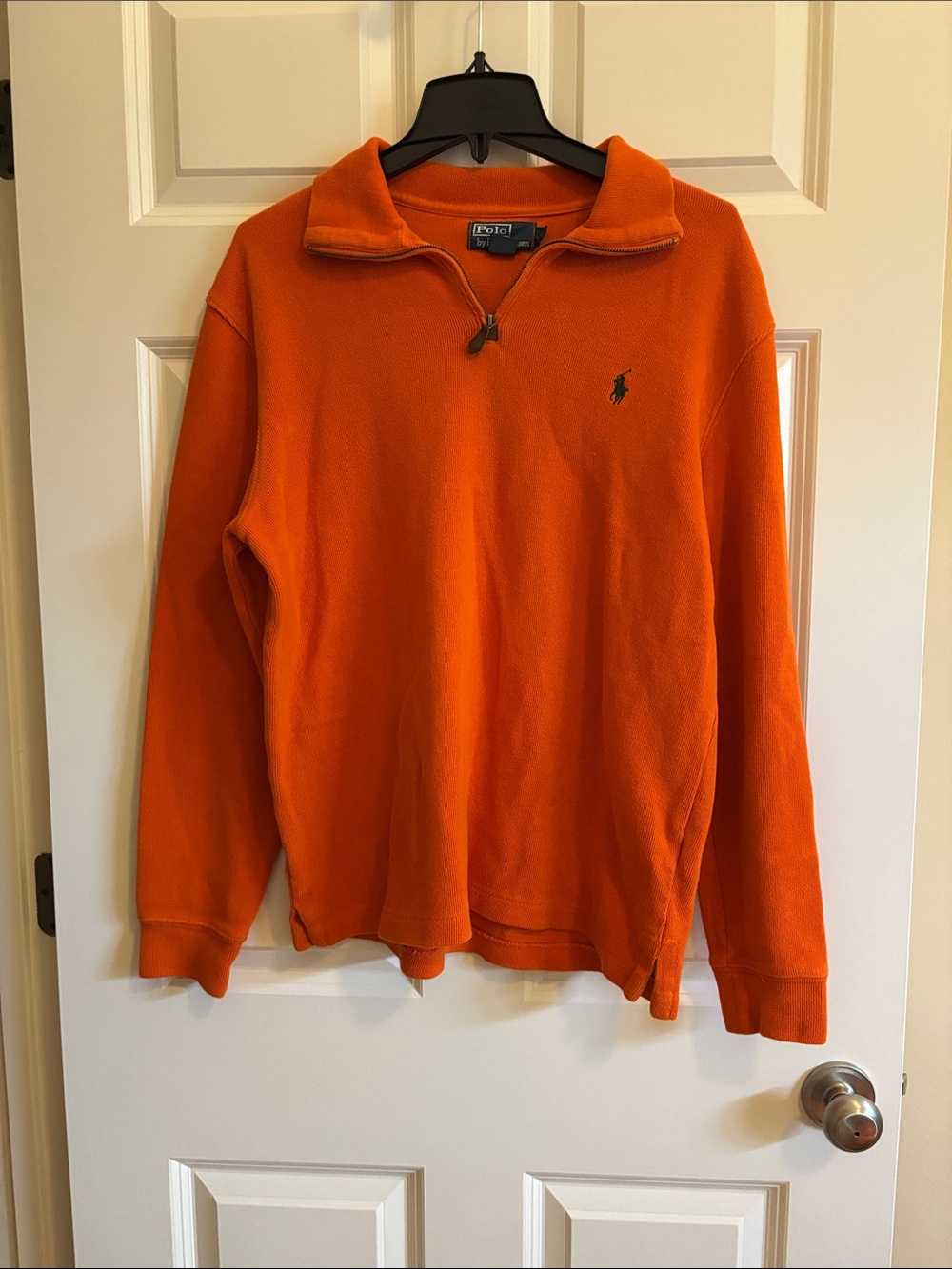 Orange Polo by Ralph Lauren Quarter Zip